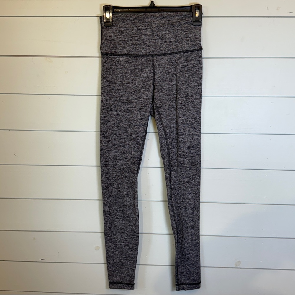 Lululemon wunder under high rise tight leggings 28" gray women's‎ size 6